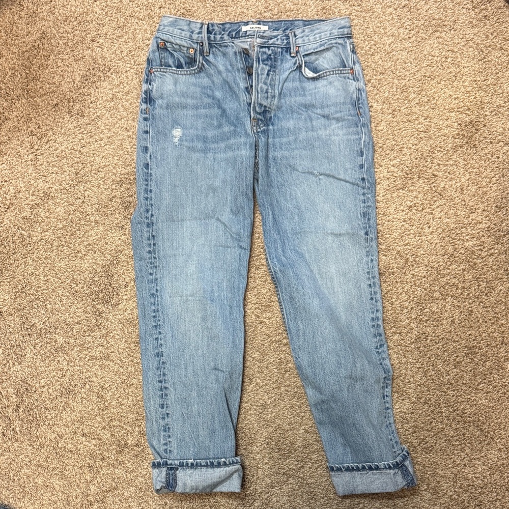 GRLFRND Light Blue Boyfriend Jeans